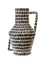 BLACK&WHITE PATTERN VASE