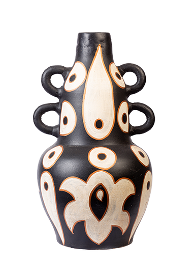 TALL AFRICAN THEME VASE