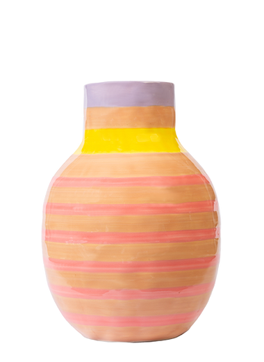 COLORFULL STRIPE VASE