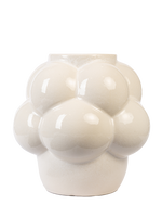 WHITE BUBBLE VASE