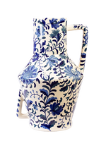 BLUE&WHITE PATTERN VASE