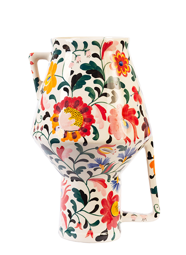 MEDIUM FLOWER PATTERN VASE