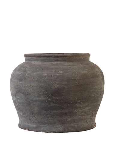 OLD STONE VASE PLANTER