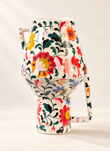 MEDIUM FLOWER PATTERN VASE