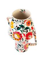 MEDIUM FLOWER PATTERN VASE