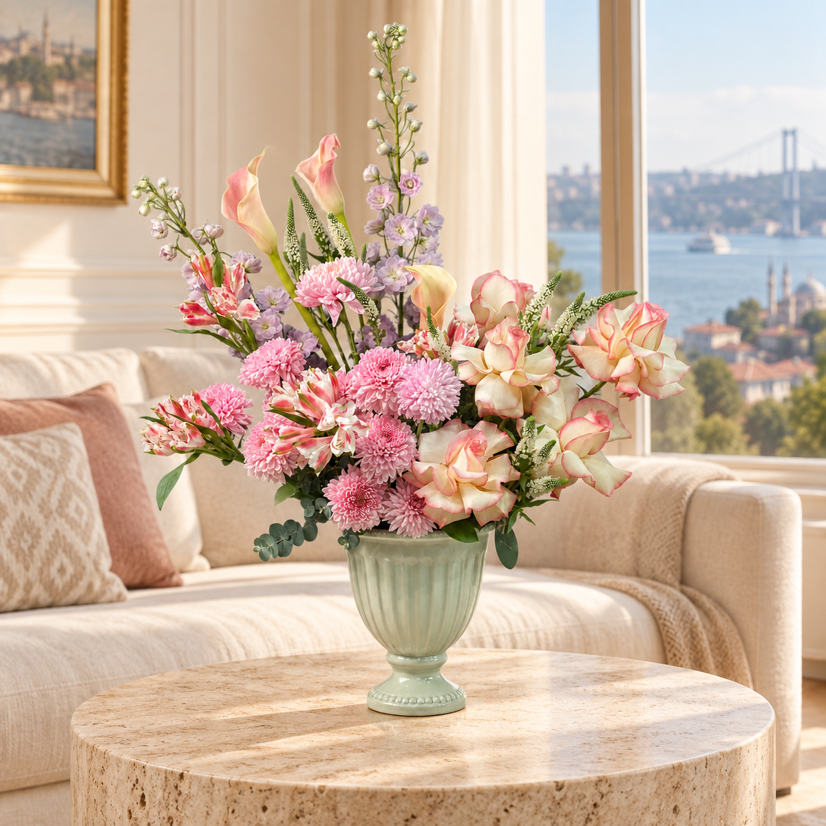 Rose Whisper floral arrangement by Gazebo Flowers