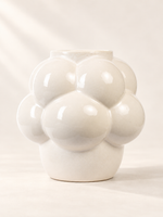 WHITE BUBBLE VASE