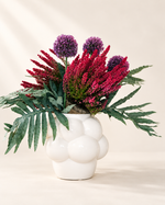 WHITE BUBBLE VASE
